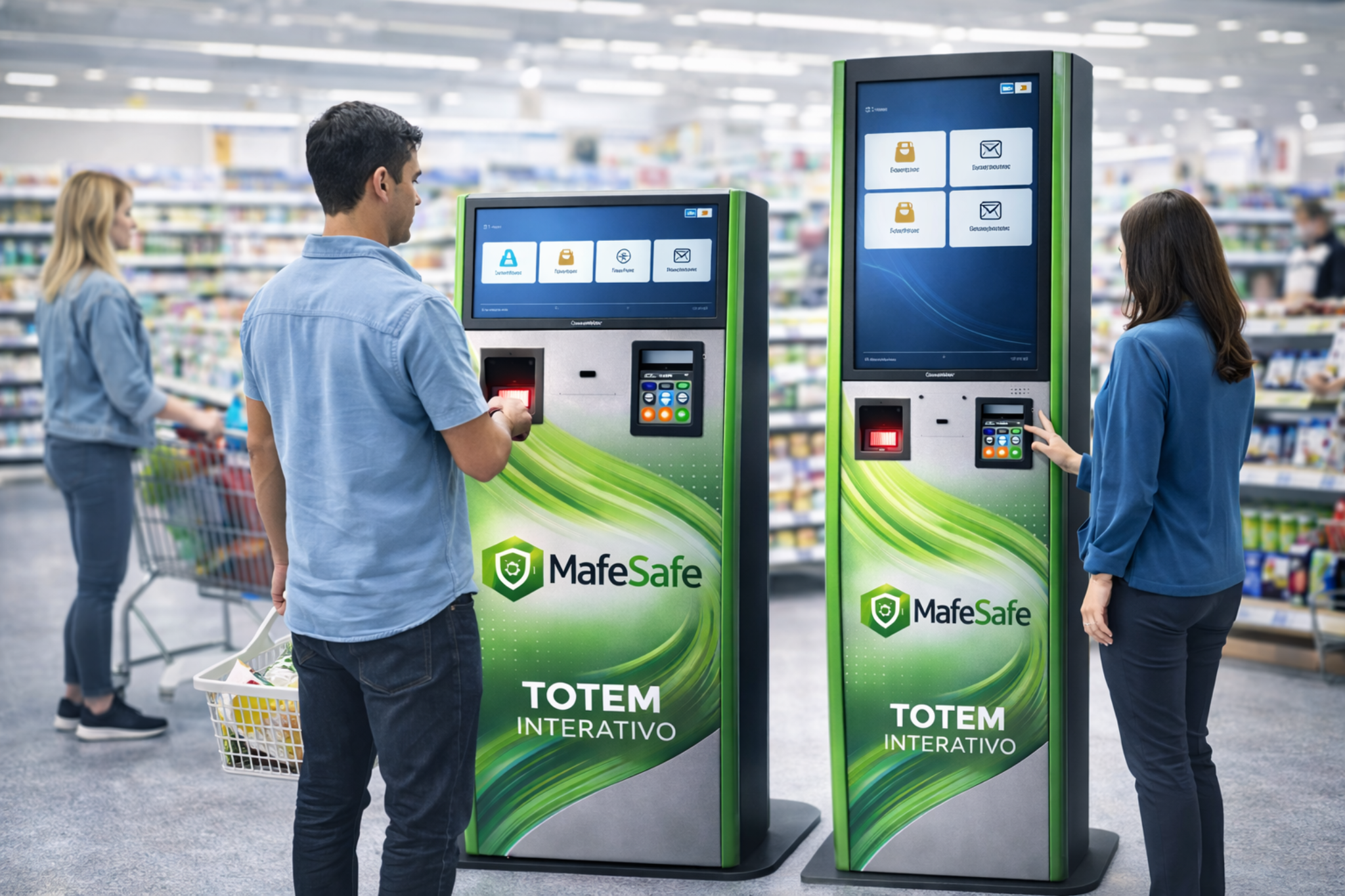 Totem de autoatendimento Mafe Safe